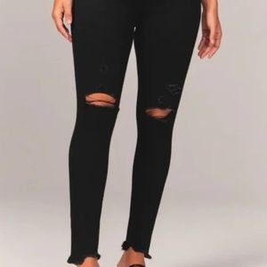 Abercrombie & Fitch High Rise Super Skinny Ankle Jean